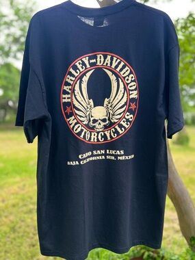 Harley-Davidson Cabo San Lucas, Men’s Black Short-Sleeve T-Shirt